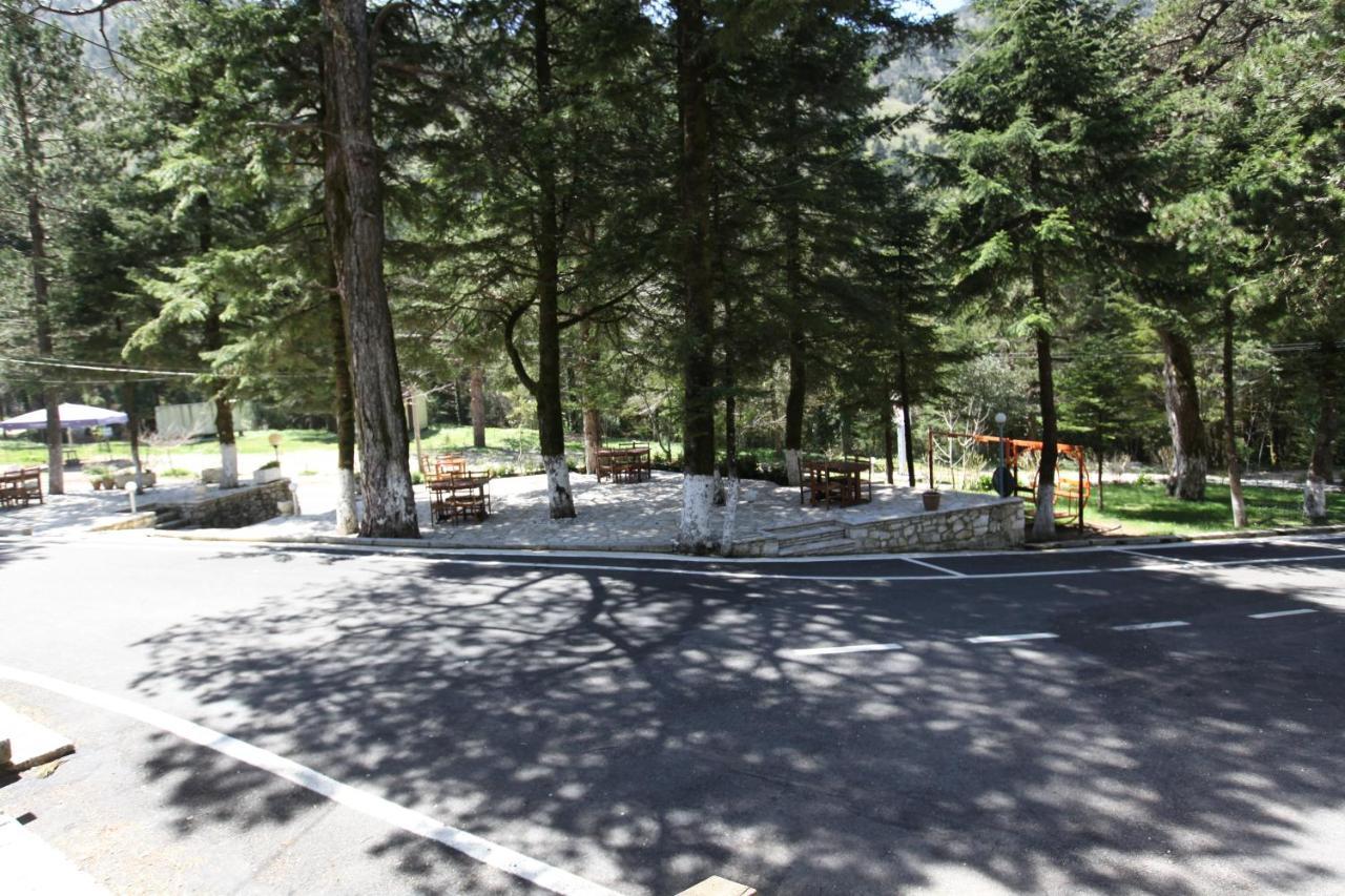 Bujtina Uji I Panjes, Log Cabins Dukat エクステリア 写真