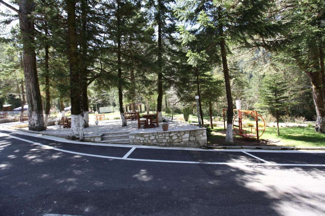 Bujtina Uji I Panjes, Log Cabins Dukat エクステリア 写真