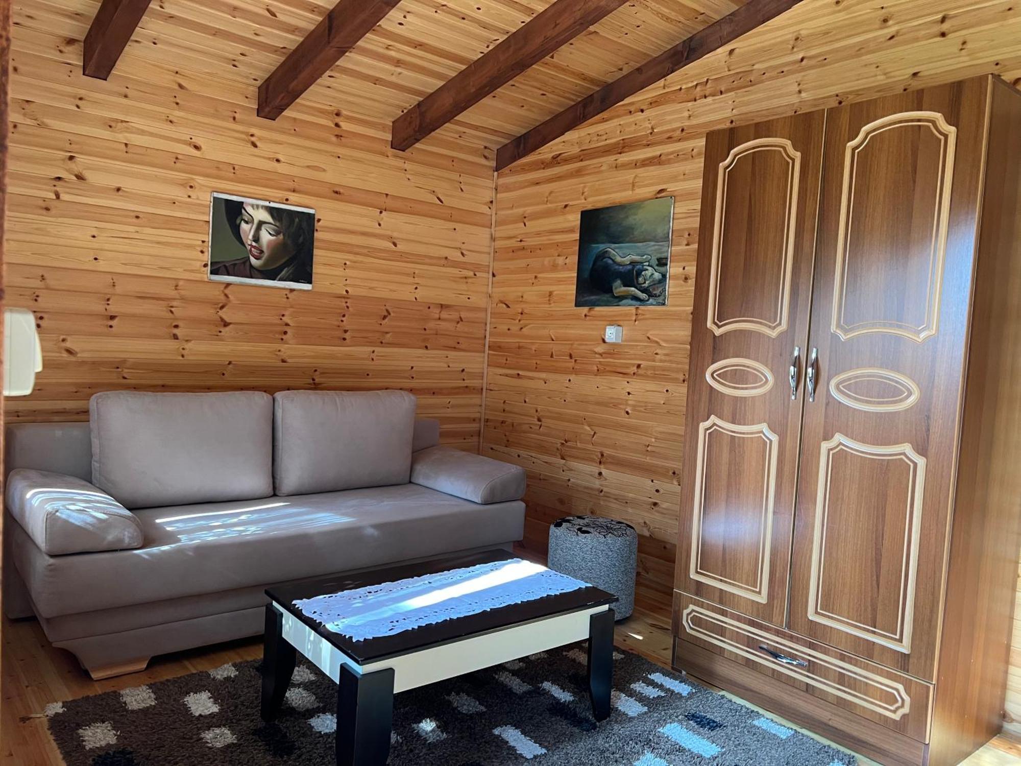 Bujtina Uji I Panjes, Log Cabins Dukat エクステリア 写真
